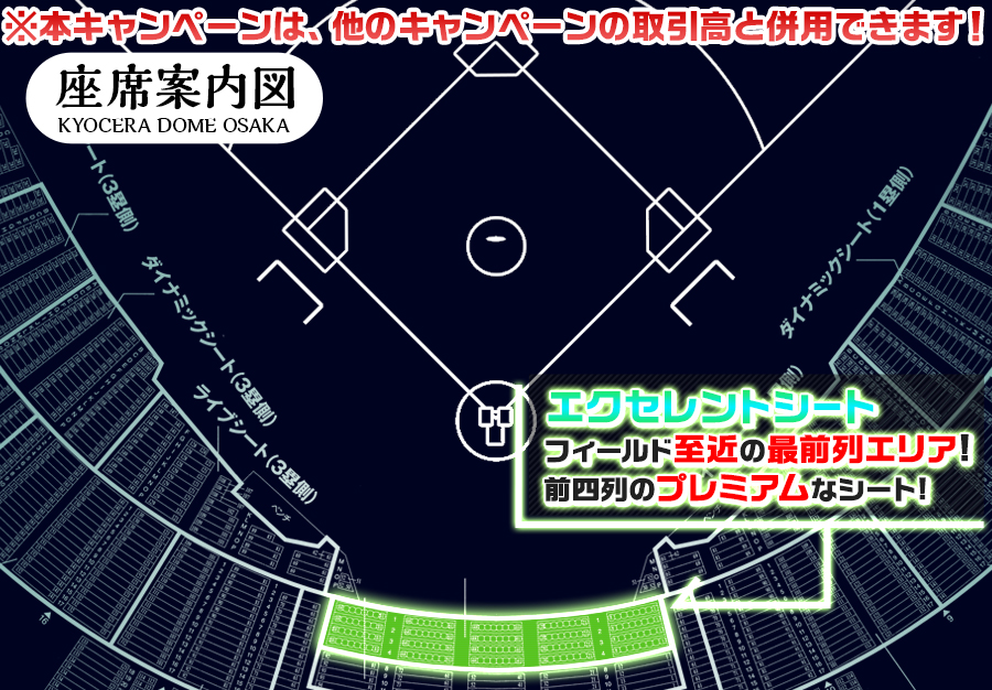 オリックス・バファローズ主催試合観戦ペアチケットプレゼント!