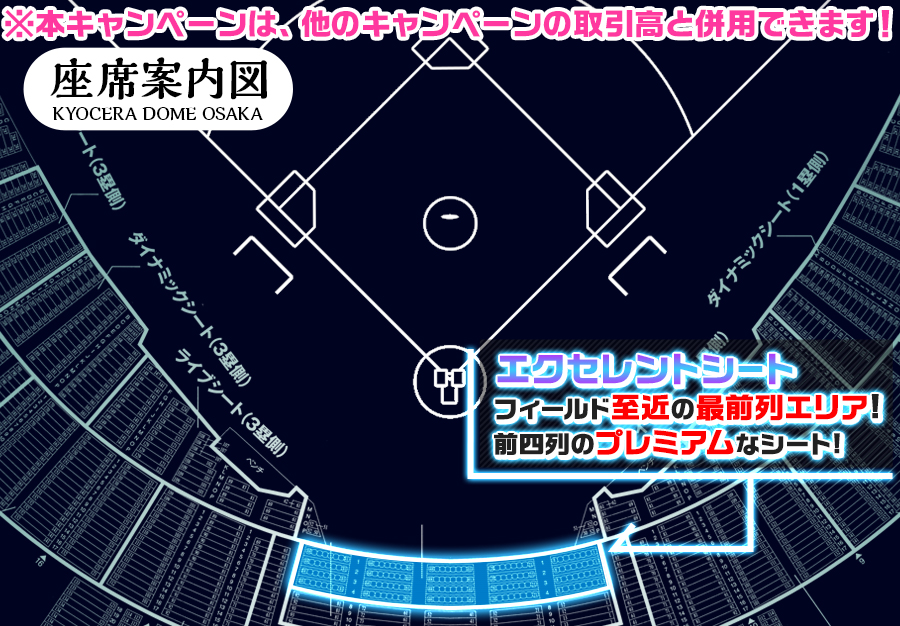 オリックス・バファローズ主催試合観戦ペアチケットプレゼント!