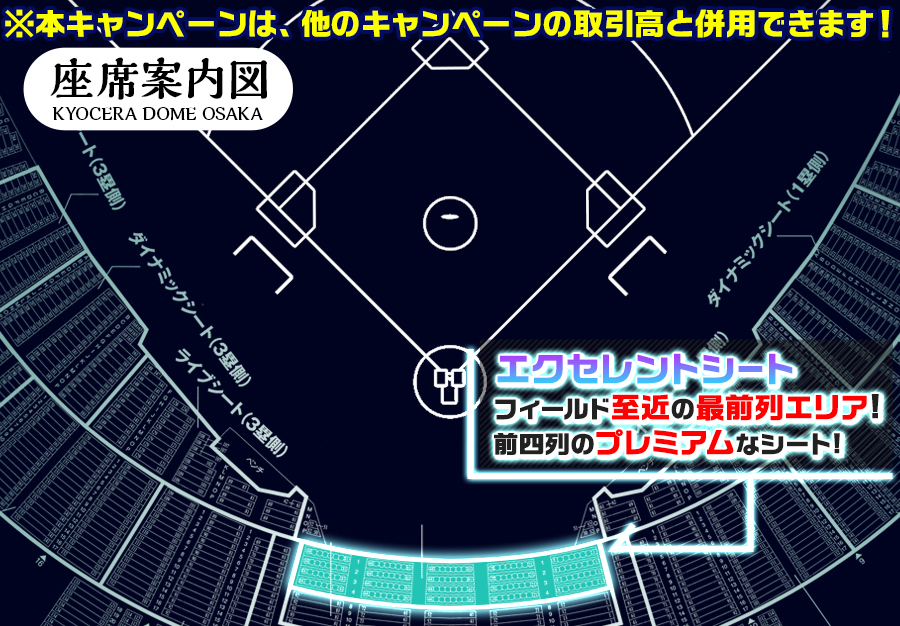 オリックス・バファローズ主催試合観戦ペアチケットプレゼント!