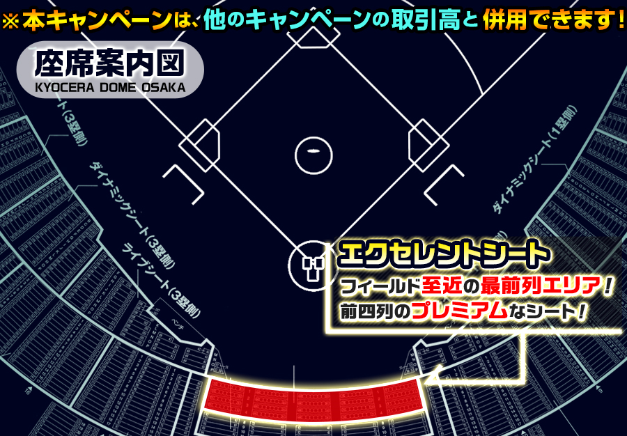 オリックス・バファローズ主催試合観戦ペアチケットプレゼント!